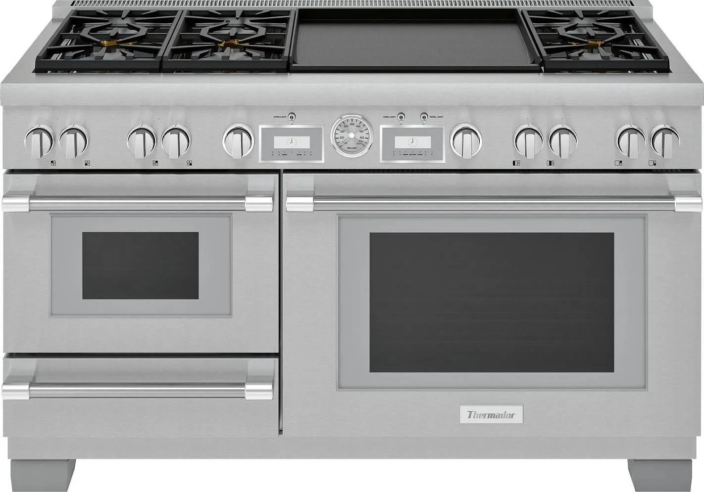 *Thermador Pro Grand 60" 6 Star Burner & Griddle SS Dual Fuel Range PRD606WESG