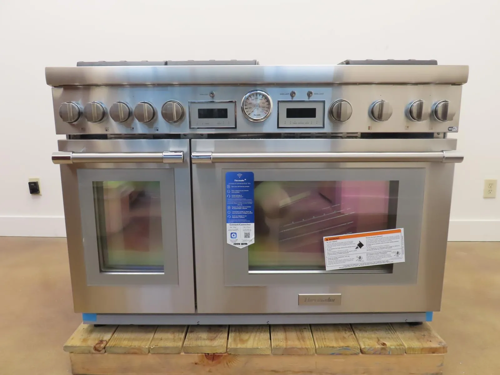 Thermador Pro Grand PRG486WDG 48" 6 Sealed Star Burners Pro-Style Gas Range Pics