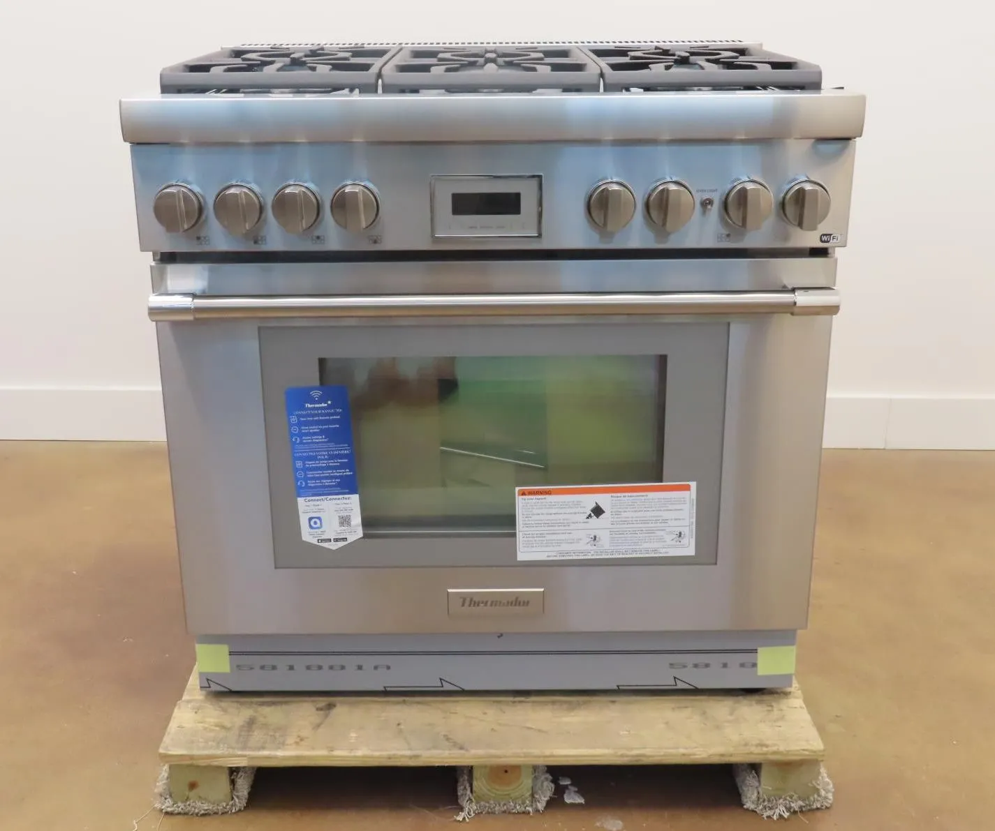 Thermador Pro Harmony Professional Series PRG366WH 36" ProStyle NaturalGas Range