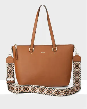 Vivian Medium Zip Top Tote With Aztec Strap Save More Online