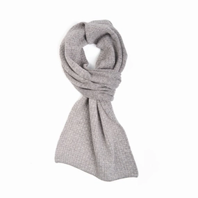 Dark And Light Grey Neck Warmer With Micro Pattern Price Slash Today