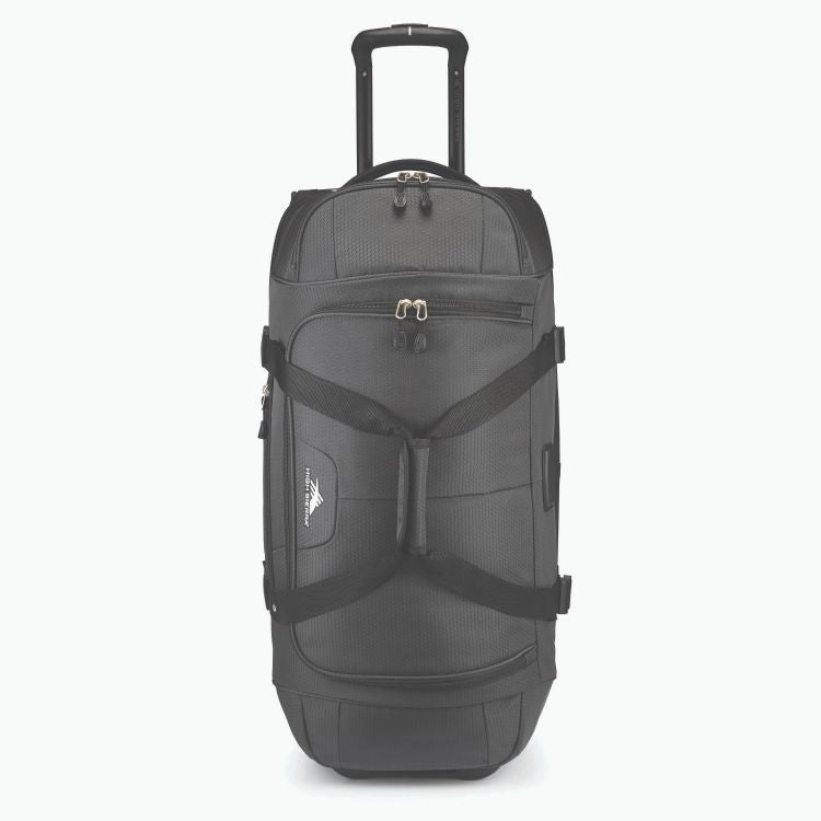 High Sierra - 71Cm Fairlead Drop Bottom Wheeled Duffle - Mercury/Black Clearance Event Alert