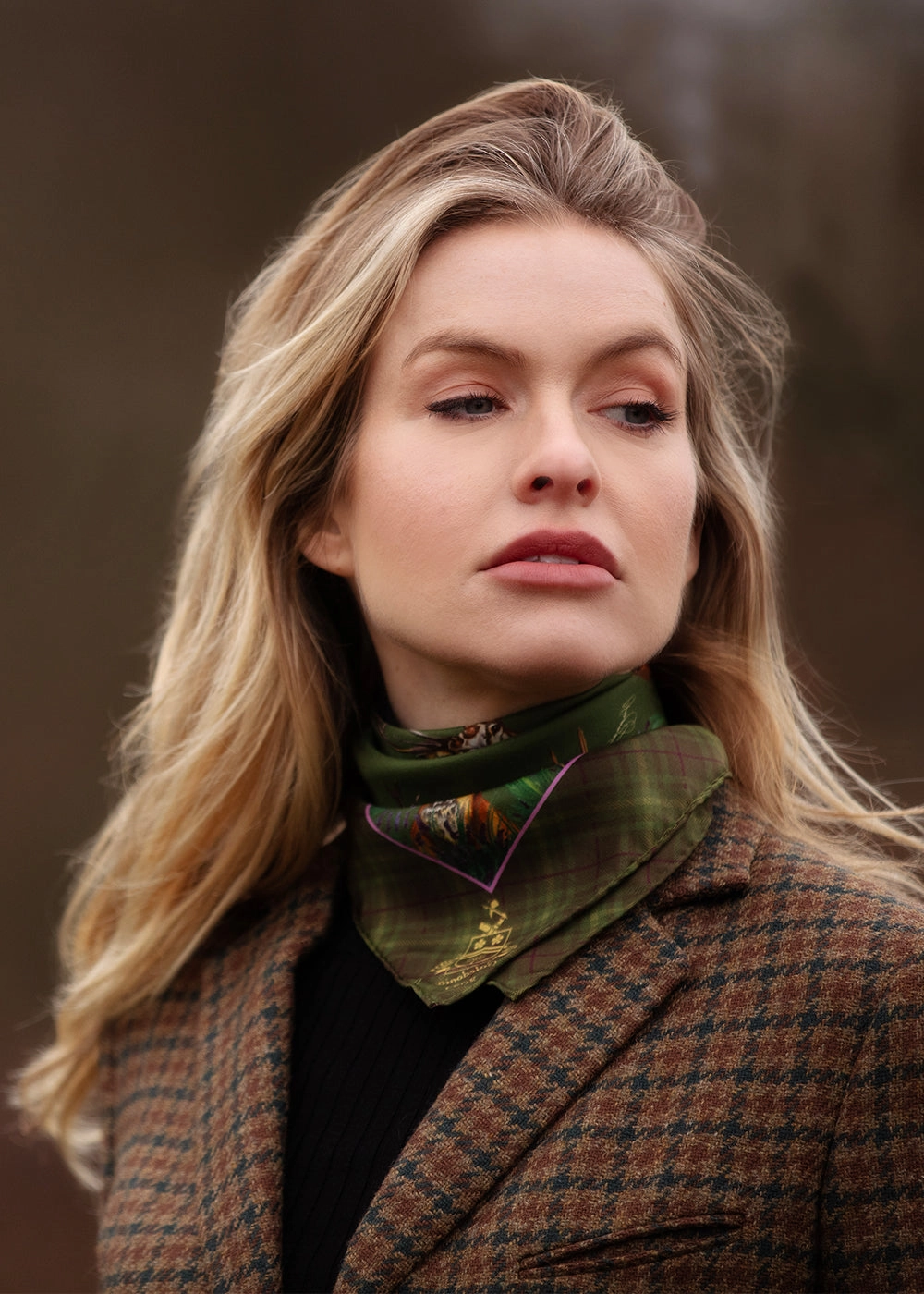 Caledonia Medium Silk Scarf Flash Discount Today