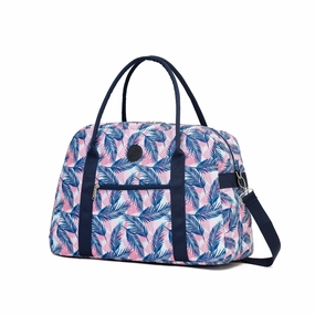 Big Price Drop Save Big Online Tosca - Tca935-C Fashion Tote/Duffle Bag - Coral Ferns
