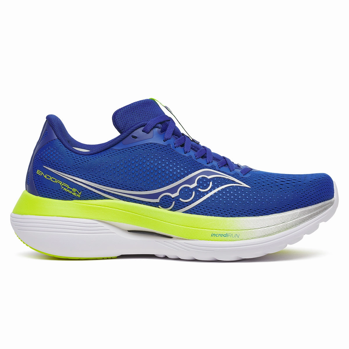 Last Chance Offer Saucony Endorphin Trainer Mens | Lapis/Citron