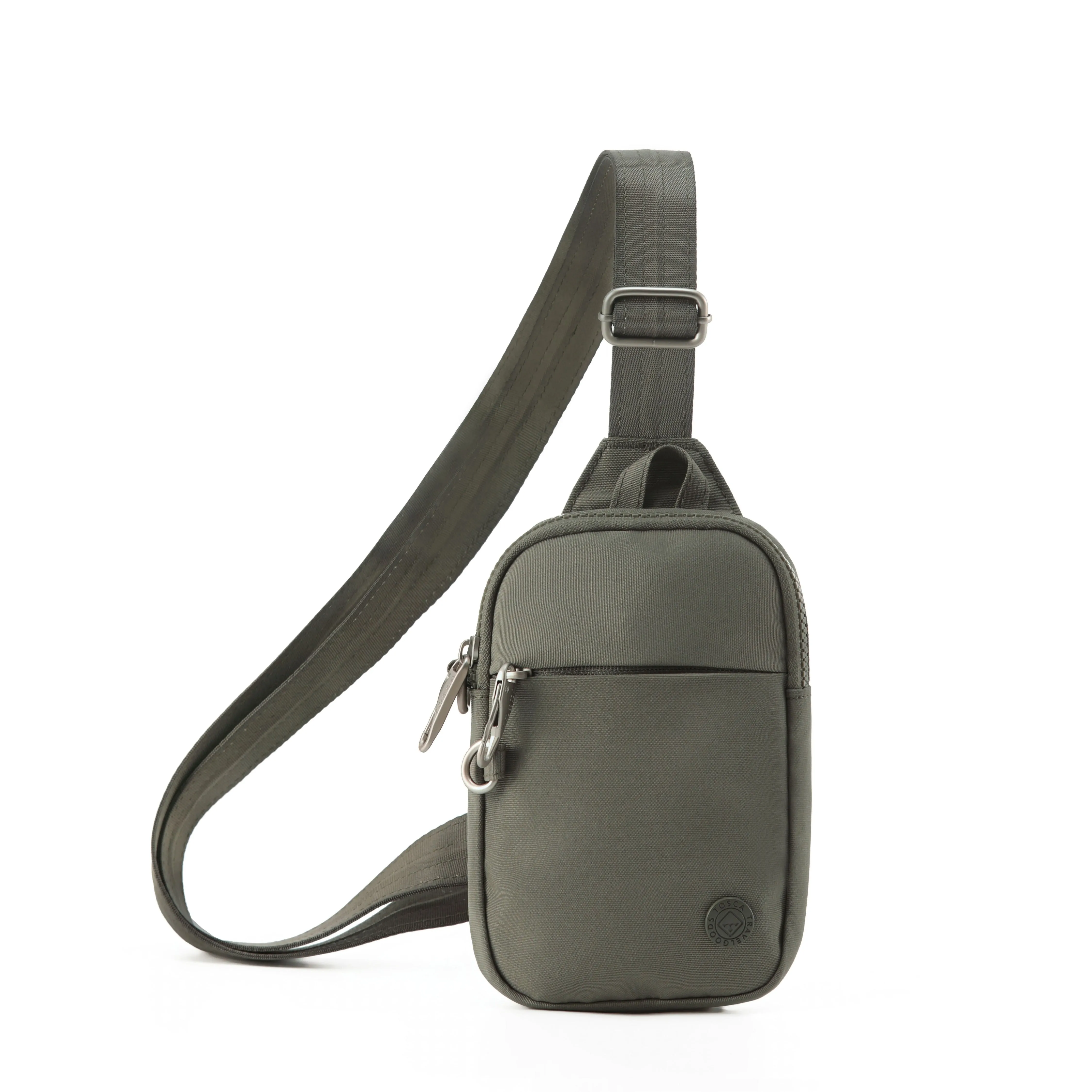 Tosca - Tca991 Anti Theft Small Sling Bag - Khaki Todays Trending Deals Grab It Fast