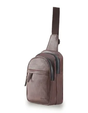 Tosca - Vg019 Vegan Leather Sling Backpack - Chocolate Flash Sale Now Limited Time Offer