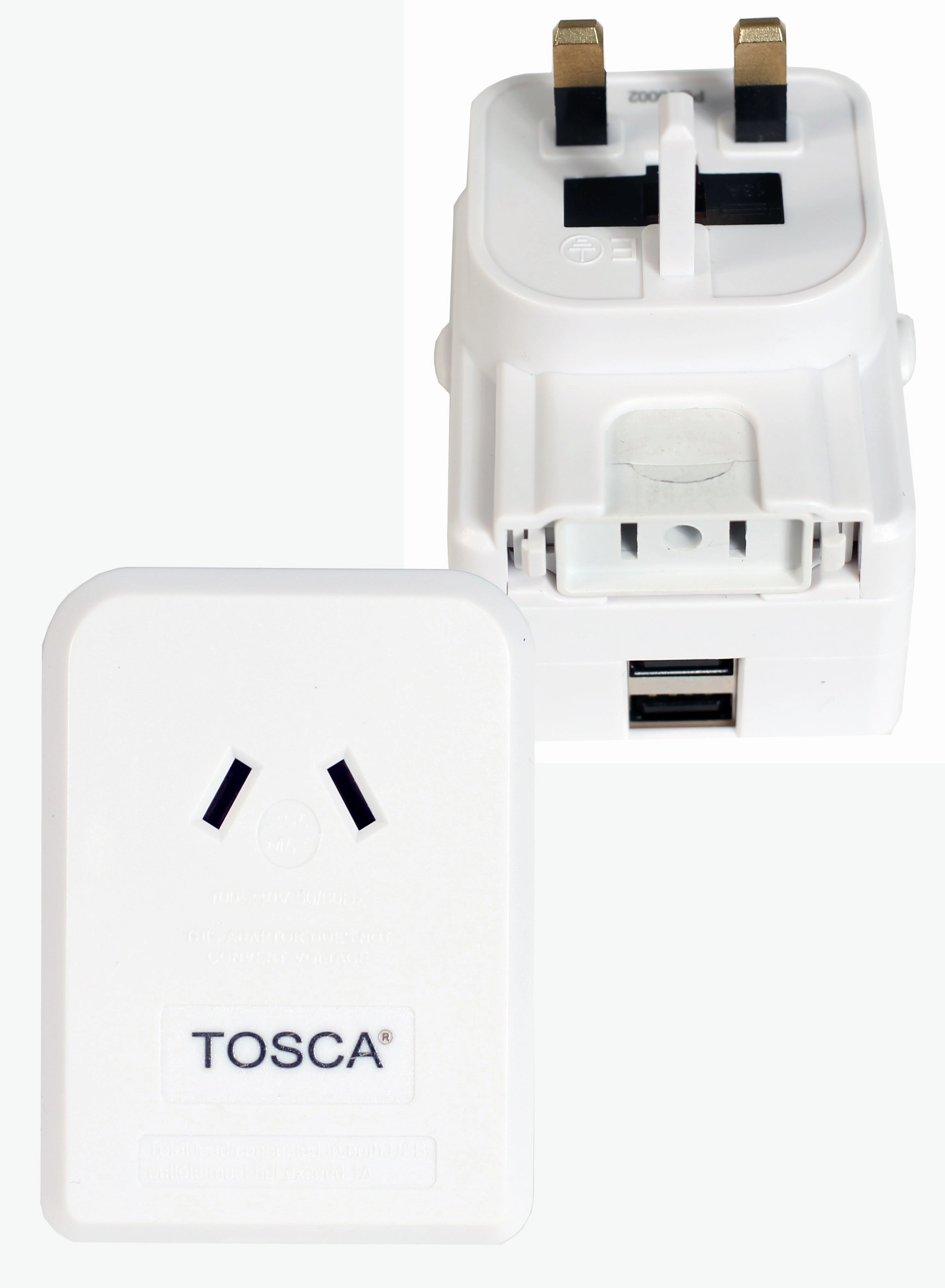 Today Only Savings Tosca - Tca046 Universal Usb Adaptor - White