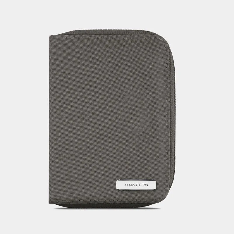 Travelon Rfid Blocking Passport Zip Wallet Exclusive Online Offer
