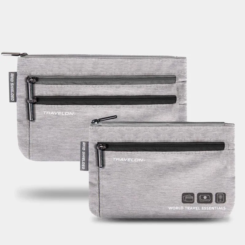 Best Deal Alert Travelon World Travel Essentials Set Of 2 Currency & Passport Organizers