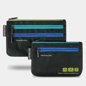 Travelon World Travel Essentials Set Of 2 Currency & Passport Organizers Last Chance Steal Shop Grab Savings