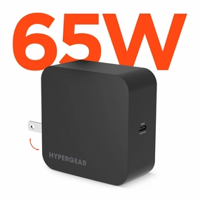 Speedboost 65W Usb-C Pd Laptop Wall Charger With Pps | Black Shop Todays Picks Hot Deal Alert
