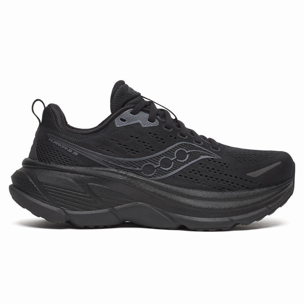 Saucony Hurricane 25 Womens | Triple Black Mega Discount Today Hot Pick Deal