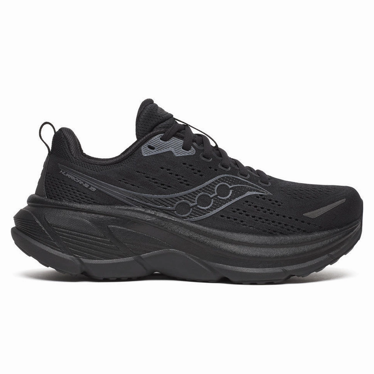 Saucony Hurricane 25 Womens | Triple Black Flash Offer Today