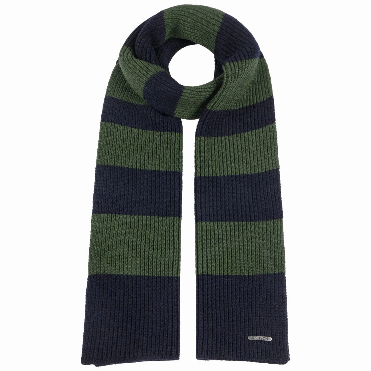 Hot Price Drop Twotone Stripes Wool Scarf