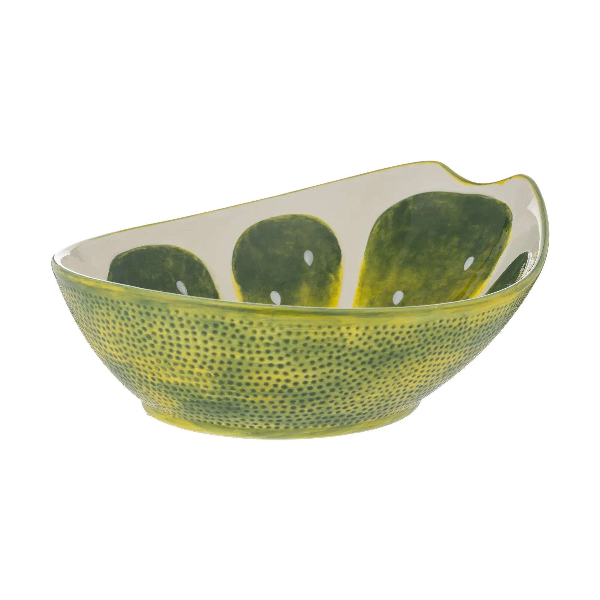 Typhoon 28cm Lime Oval Bowl