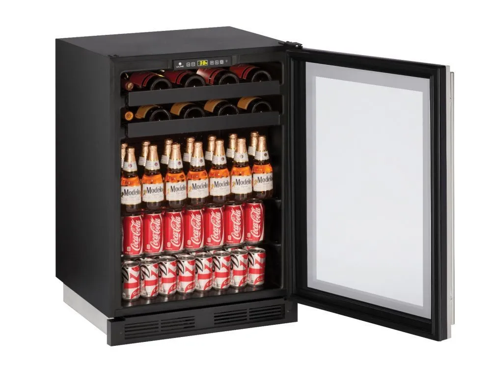 U-Line U1224BEVS00B 1224Bev 24" Beverage Center With Stainless Frame Finish (115 V/60 Hz Volts /60 Hz Hz)