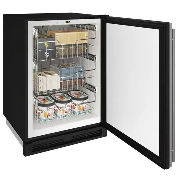U-Line U1224FZRS00A 1224Fzr 24" Convertible Freezer With Stainless Solid Finish (115 V/60 Hz Volts /60 Hz Hz)
