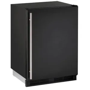 U-Line U1224RB00B 1224R 24" Refrigerator With Black Solid Finish (115 V/60 Hz Volts /60 Hz Hz)