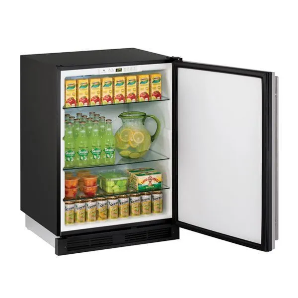 U-Line U1224RS00B 1224R 24" Refrigerator With Stainless Solid Finish (115 V/60 Hz Volts /60 Hz Hz)