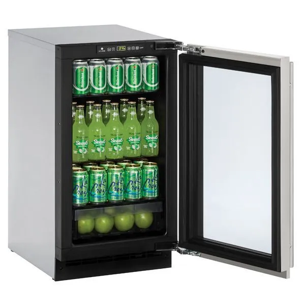 U-Line U2218RGLS00B 2218Rgl 18" Refrigerator With Stainless Frame Finish (115 V/60 Hz Volts /60 Hz Hz)