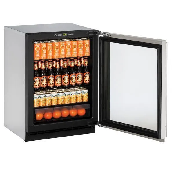 U-Line U2224RGLS00B 2224Rgl 24" Refrigerator With Stainless Frame Finish (115 V/60 Hz Volts /60 Hz Hz)