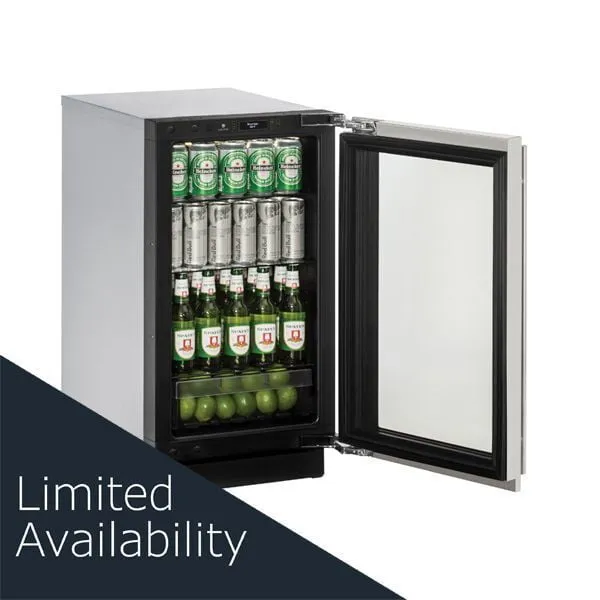 U-Line U3018RGLS00B 3018Rgl 18" Refrigerator With Stainless Frame Finish (115 V/60 Hz Volts /60 Hz Hz)