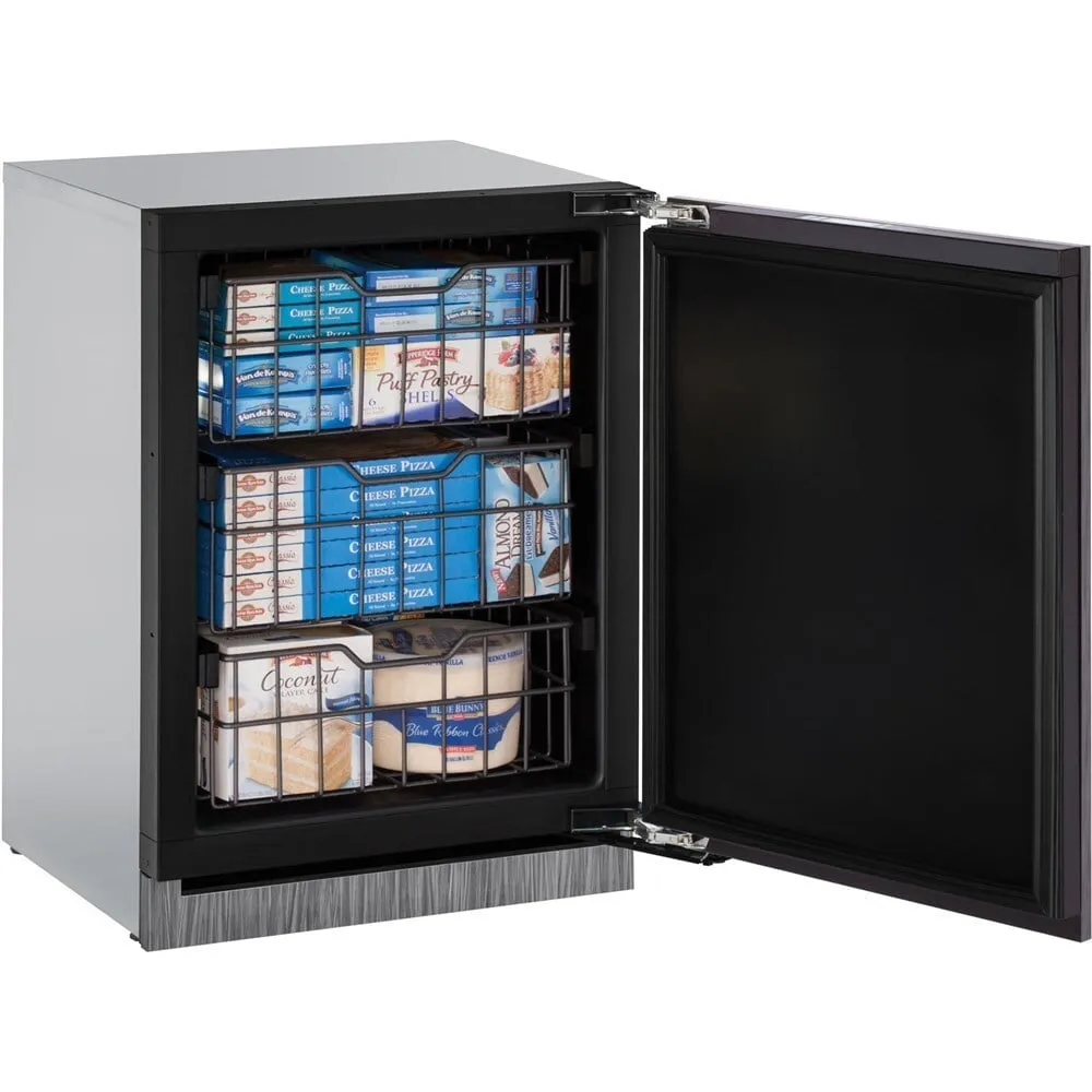 U-Line U3024FZRINT00A 24" 3000 Series Integrated Freezer, Right Hand Door