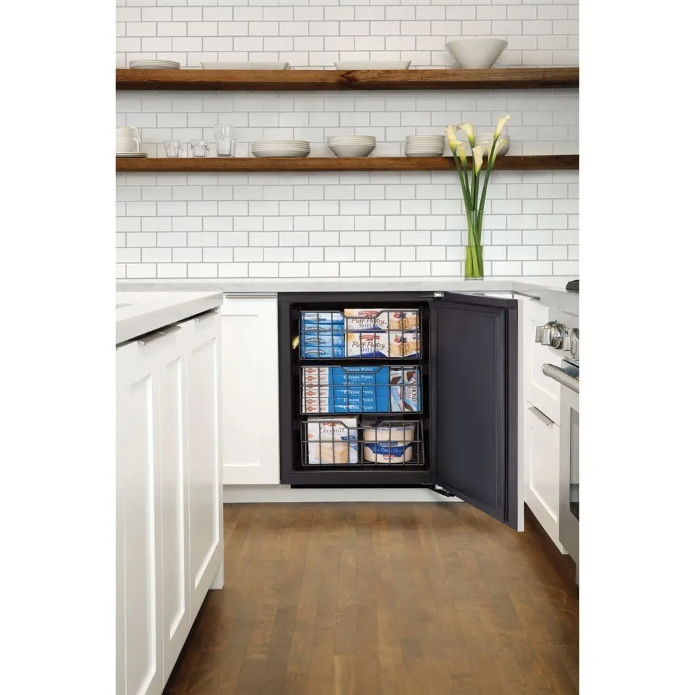 U-Line U3024FZRINT00A 24" 3000 Series Integrated Freezer, Right Hand Door