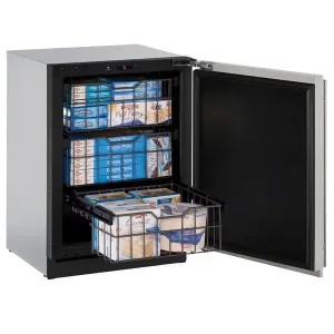 U-Line U3024FZRS00B 3024Fzr 24" Freezer With Stainless Solid Finish (115 V/60 Hz Volts /60 Hz Hz)