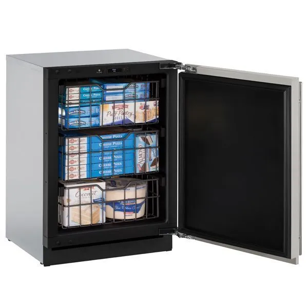 U-Line U3024FZRS00B 3024Fzr 24" Freezer With Stainless Solid Finish (115 V/60 Hz Volts /60 Hz Hz)