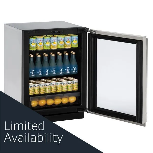 U-Line U3024RGLS00B 3024Rgl 24" Refrigerator With Stainless Frame Finish (115 V/60 Hz Volts /60 Hz Hz)