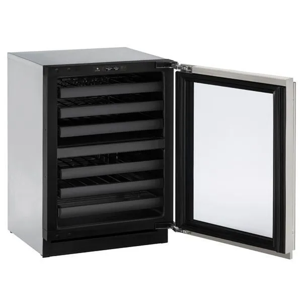 U-Line U3024ZWCS00B 3024Zwc 24" Dual-Zone Wine Refrigerator With Stainless Frame Finish And Field Reversible Door Swing (115 V/60 Hz Volts /60 Hz Hz)