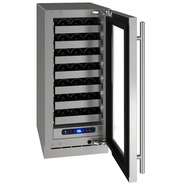 U-Line UHWC515SG01A Hwc515 15" Wine Refrigerator With Stainless Frame Finish And Field Reversible Door Swing (115 V/60 Hz Volts /60 Hz Hz)