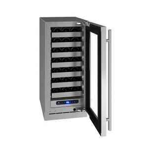 U-Line UHWC515SG01A Hwc515 15" Wine Refrigerator With Stainless Frame Finish And Field Reversible Door Swing (115 V/60 Hz Volts /60 Hz Hz)