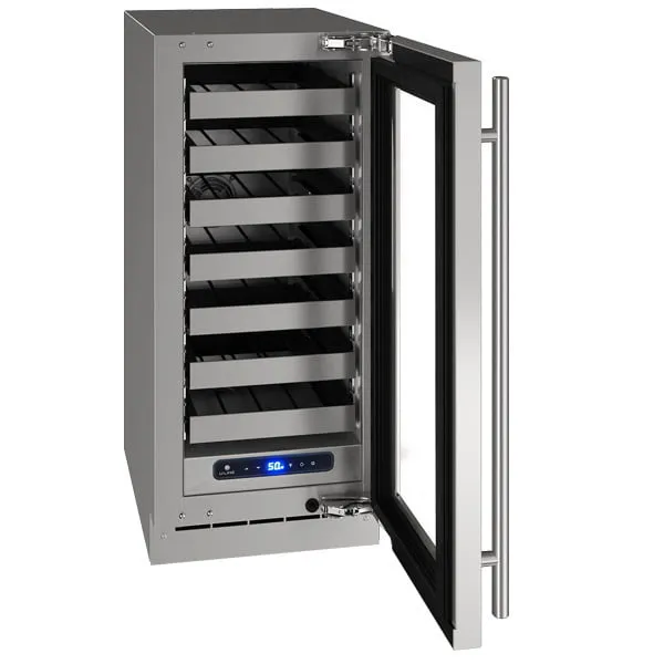U-Line UHWC515SG01A Hwc515 15" Wine Refrigerator With Stainless Frame Finish And Field Reversible Door Swing (115 V/60 Hz Volts /60 Hz Hz)