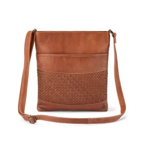 Verona - Vcb-0010 Crossbody Leather Sidebag - Cognac Flash Sale Now