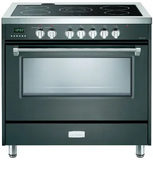 Verona VDFSEE365SG Slate Gray 36" Designer Electric Glass Top Range - Designer Series