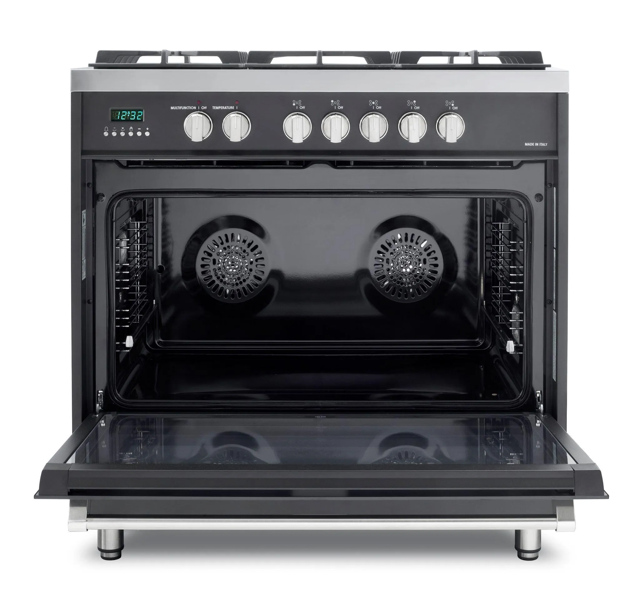 Verona VDFSGE365E Matte Black 36" Dual Fuel - Designer Series