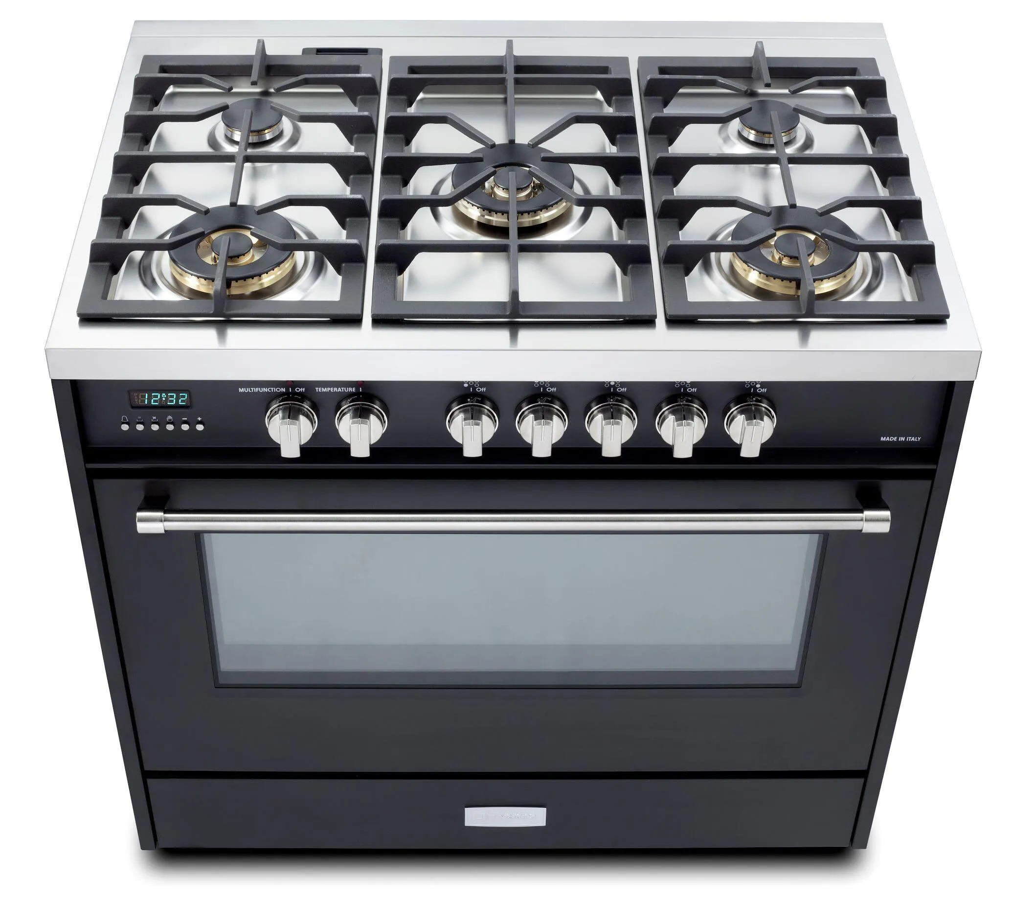Verona VDFSGE365E Matte Black 36" Dual Fuel - Designer Series