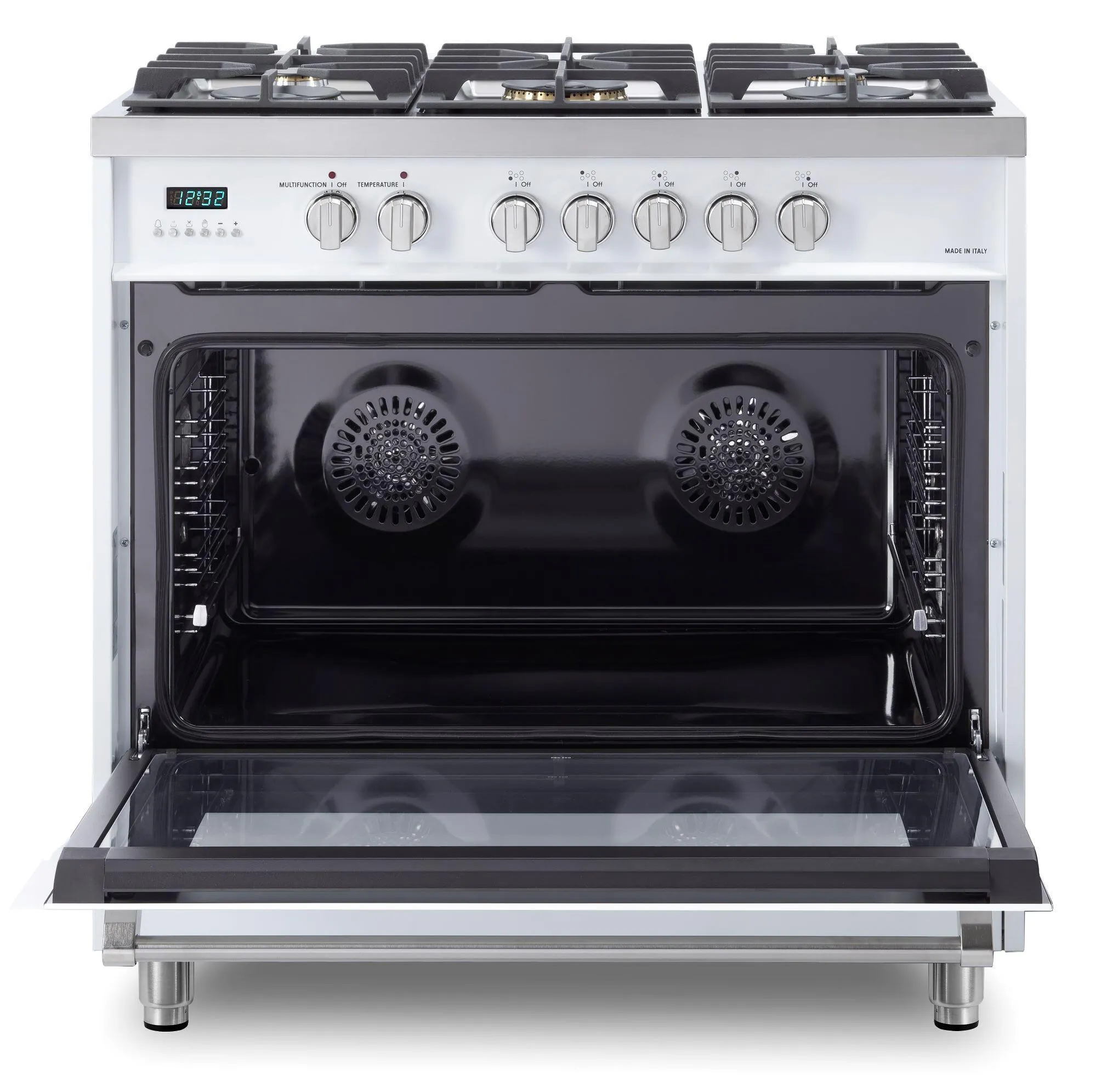 Verona VDFSGE365W White 36" Dual Fuel - Designer Series
