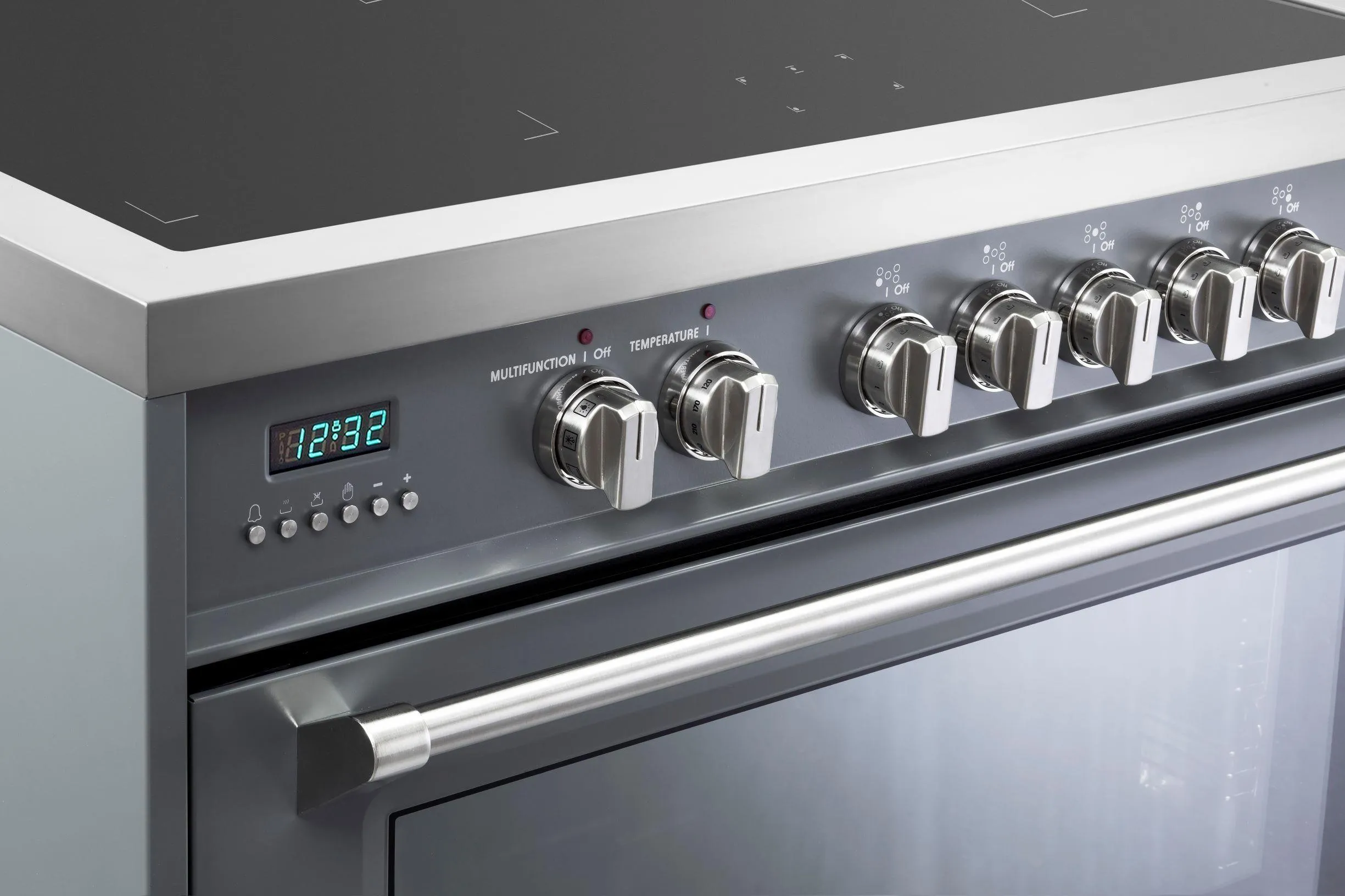 Verona VDFSIE365SG Slate Gray 36" Designer Induction Range