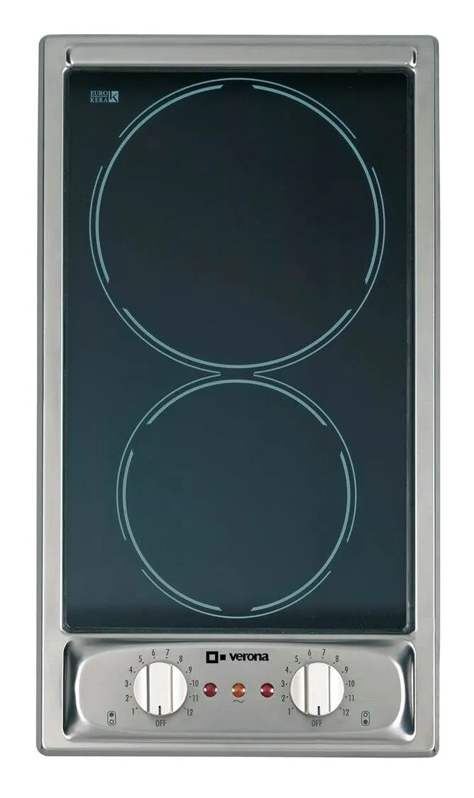 Verona VEECT110VFSS 12" Solid Disk Cooktop 110V Cooktop