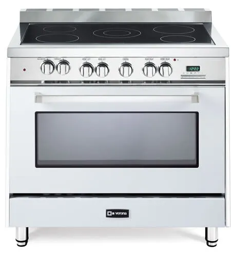 Verona VEFSEE365W White 36" Electric Single Oven Range