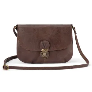 Limited Time Hot Deal Special Offer Inside Verona - Vhb-04 Micro Leather Flap Handbag - Mocca