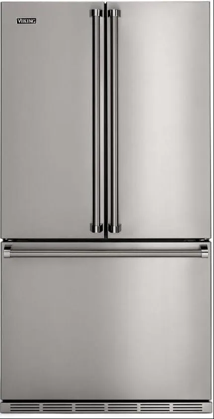 Viking 3 Series RVFFR336SS 36" Counter Depth French Door Refrigerator