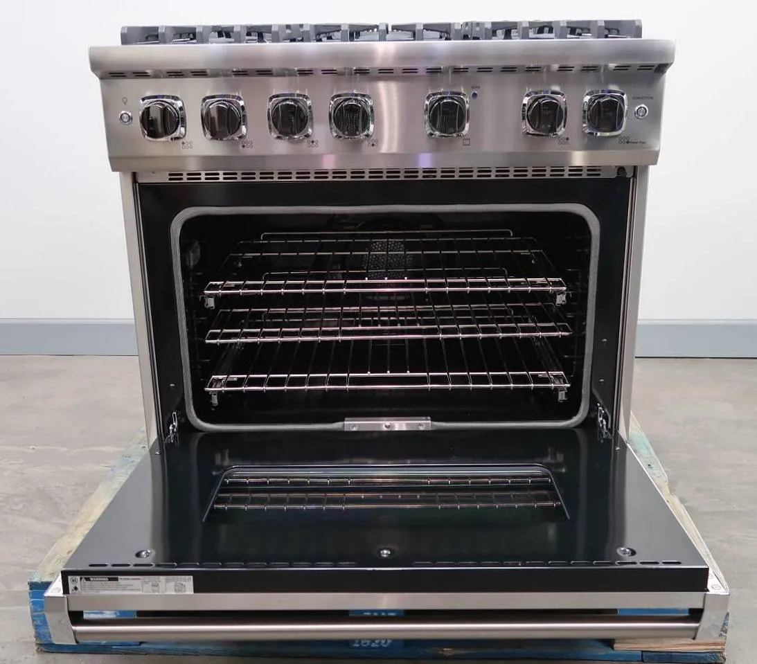 Viking 5 Series '17 36" 6 VSH Burner System Pro-Style SS Gas Range VGR5366BSS