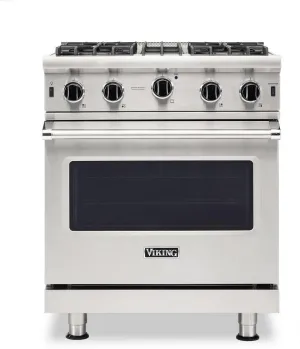 Viking 5 Series '20 30" Liquid Propane Professional Gas Range VGIC53024BSSLP