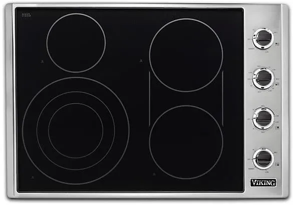 Viking 5 Series VECU53014BSB 30" Electric Cooktop  QuickCook Surface Elements