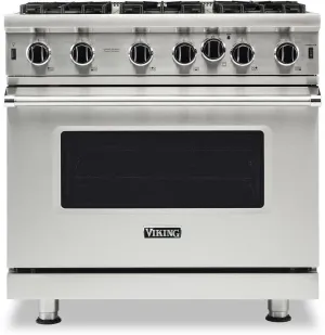 Viking 5 Series VGIC53626BSS 36" Freestanding Professional Gas Range 2021 Model